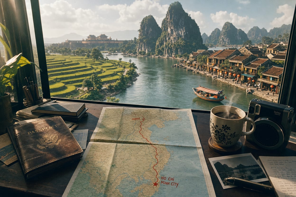 Vietnam vakantie 2026: ideale route van Hanoi naar Ho Chi Minh City